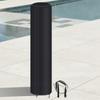 Cylindrical Solar Shower Guard Cover Adjustable for Garden
