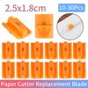 10/20/30 Stück A5 Papier Schneide Ersatzklingen Papierkarten Schneideklinge Papierschneider Scrapbooking Maschine Scrapbooking Werkzeug