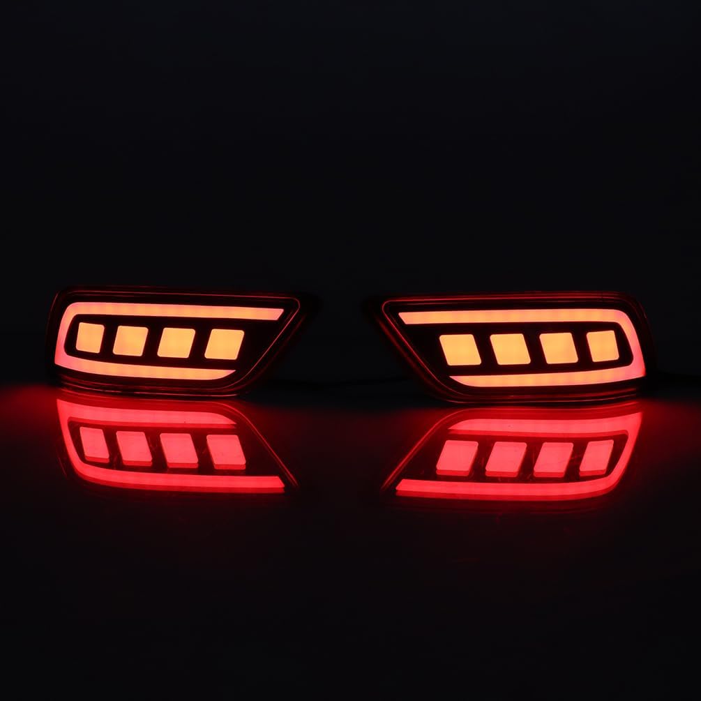 LED Rear Tail Lights Rear Bumper Reflector Compatible with Subaru Forester 2019 2020 2021 2022 2023 Driving Light/Brake Light/Sequential Turn Signal