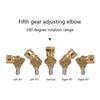 Pressure Washer Spray Nozzle Cleaning Hard To Reach Area Quick Connecting 360 Degree Pivoting Coupler Cleaning Connector