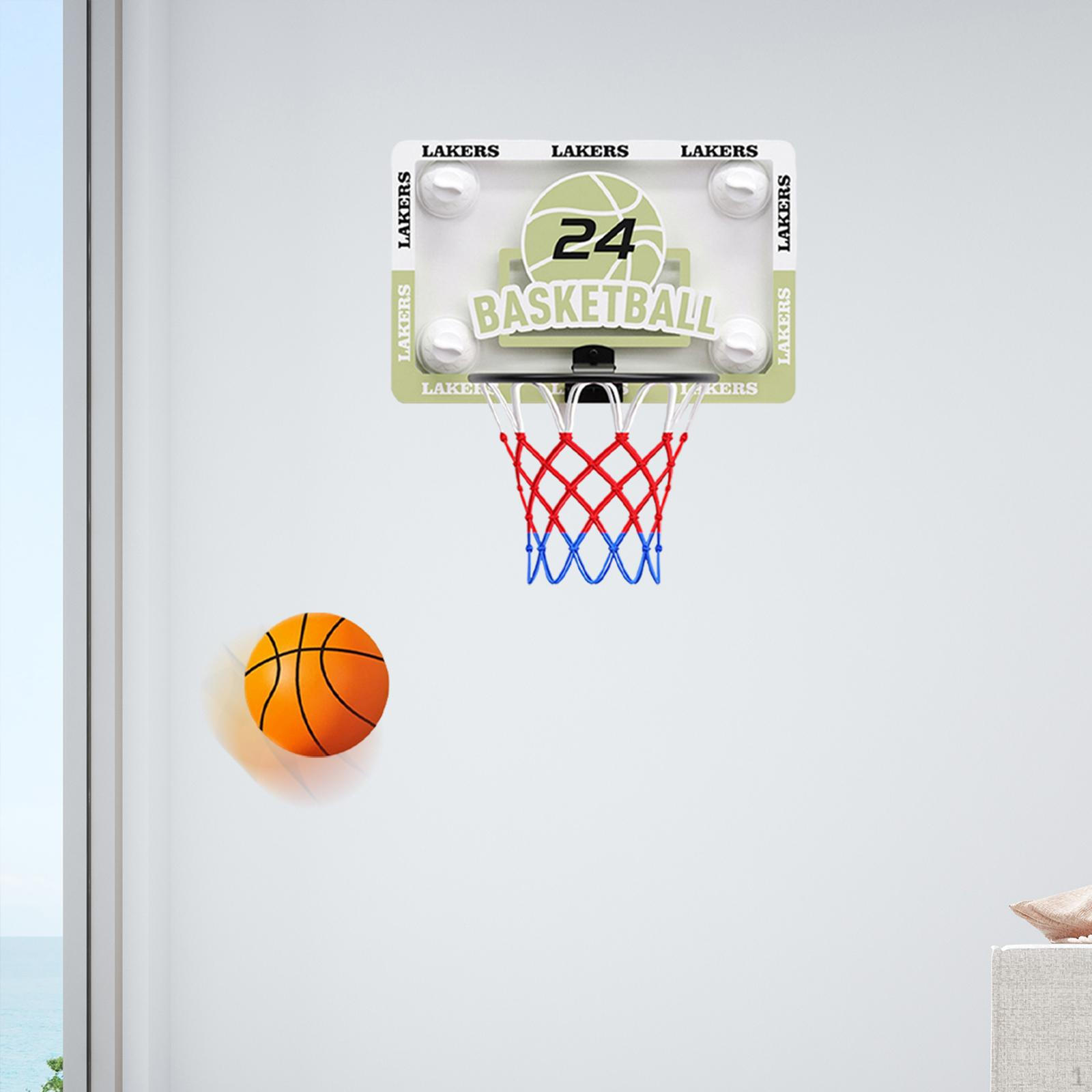 

Баскетбольное кольцо щит для игр игрушки складные аксессуары присоска настенное крепление для дня рождения офиса Small