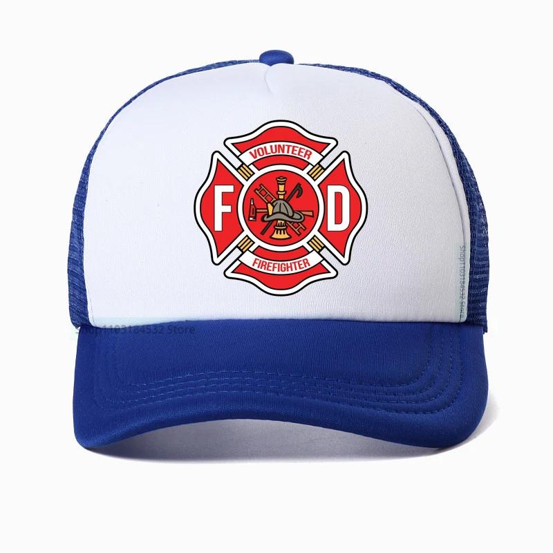 Firefighter Department Baseball Cap Men Women Adjustable Fireman Fire Rescue Dad Hat Outdoor Mesh Breathable hats