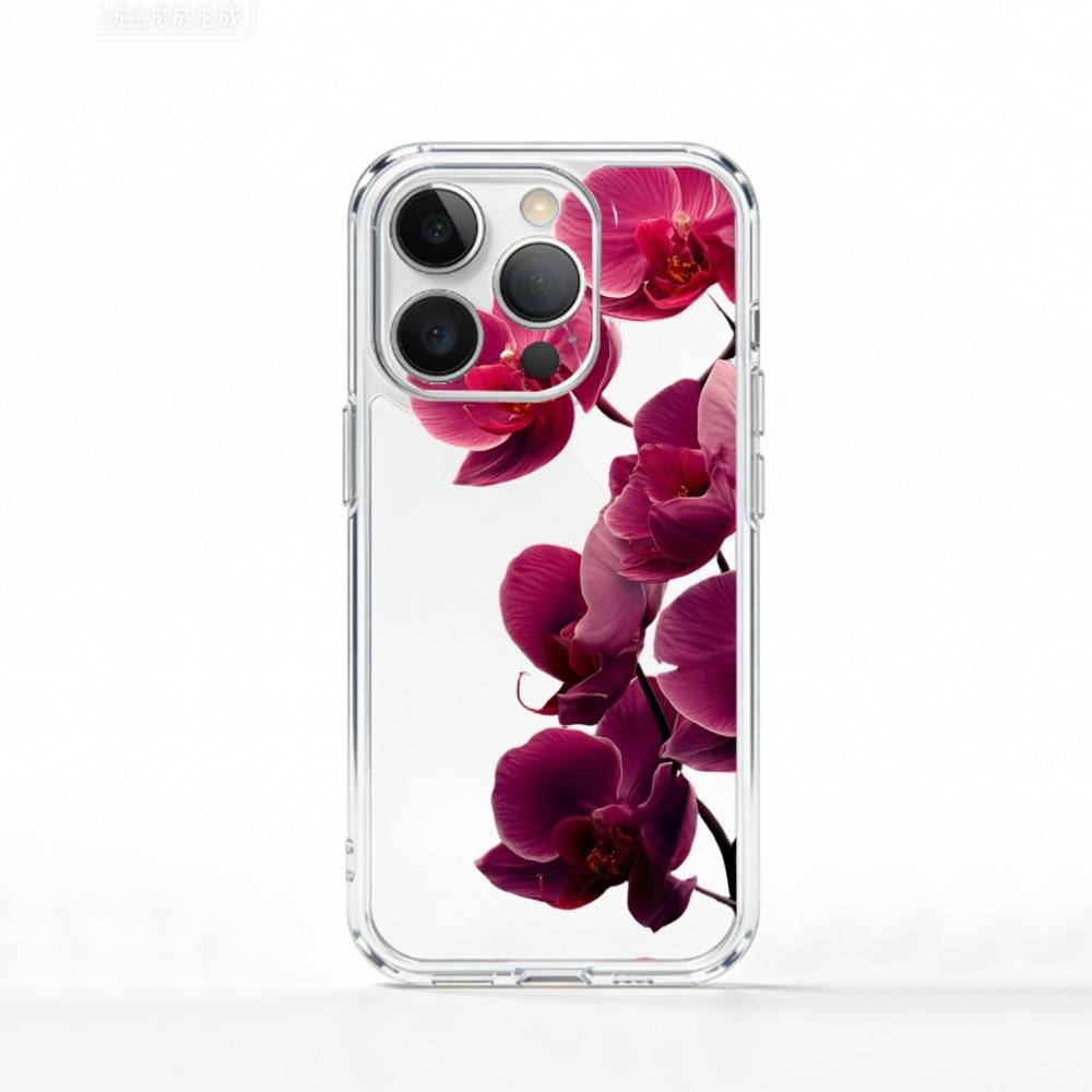 

B-Beautiful F-Flowers Phone Case For iPhone 17 16 15 14 13 12 11 Mini Pro Max Plus Transparent Cover iPhone15pro