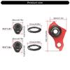 Universals Rear Derailleur Hanger Mountain Bicycles Rear Gear Mech Tail Hook Bike Derailleur Hook Adaptor Easy to Use