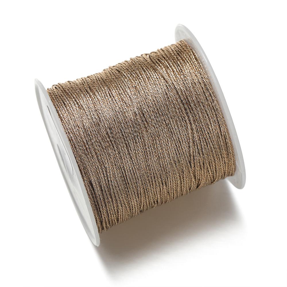 1Pc 0.2-0.8mm Multi-Color Braided Thread Macrame Cord String for DIY Bracelet Necklace Tassels Beading Craft Rope