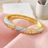Enamel Vintage Cloisonne Bangle Lines Shape Women's Hand Bracelet Chinese Crystal Bangle  Ladies