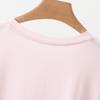 2025 Silk Summer Breathable Women's Slimming Five-Sleeve Round Neck T-Shirt