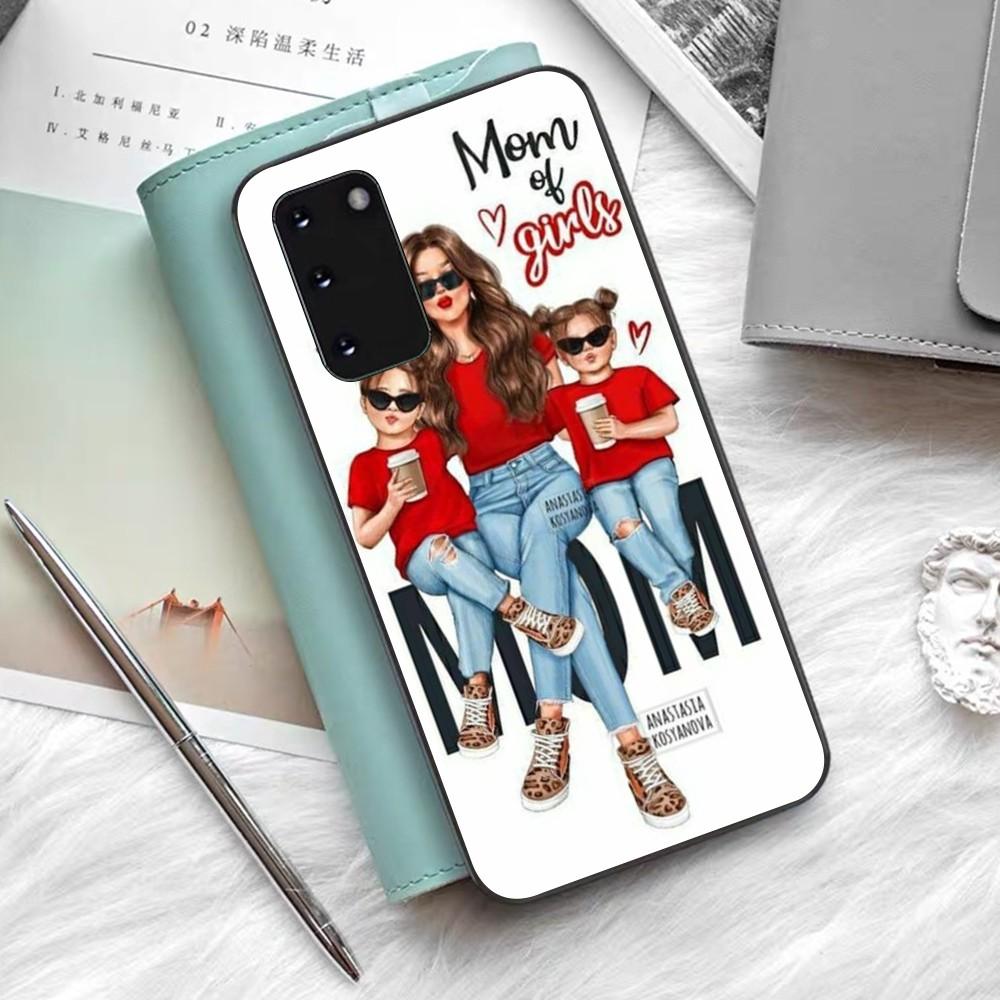 Super Mom MaMa Fundas Phone Case For Samsung S 9 10 20 21 22 23 30 23 24 Plus Lite Ultra FE S10lite Fundas