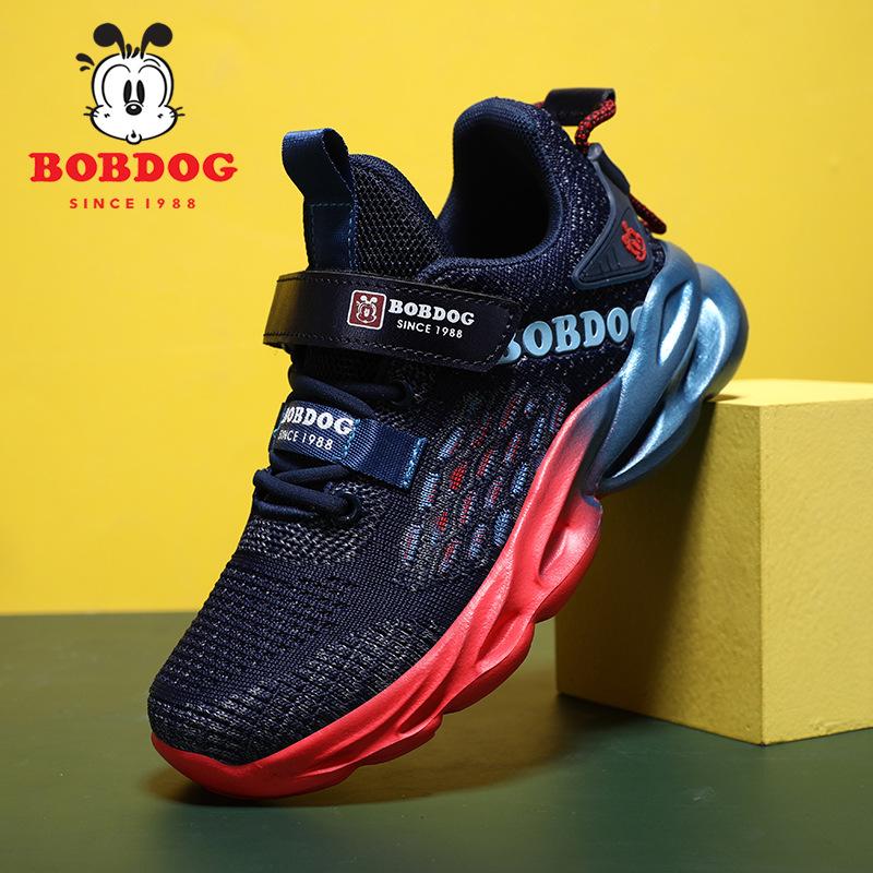 Babu Bean Classmate Boys Shoes 2025 New Spring and Autumn Mesh Breathable Middle and Older Children's Soft Sole Children's Sneakers