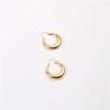 Non Tarnish Waterproof Basic Hollow Out Hoop Earrings Stainless Steel Earrings