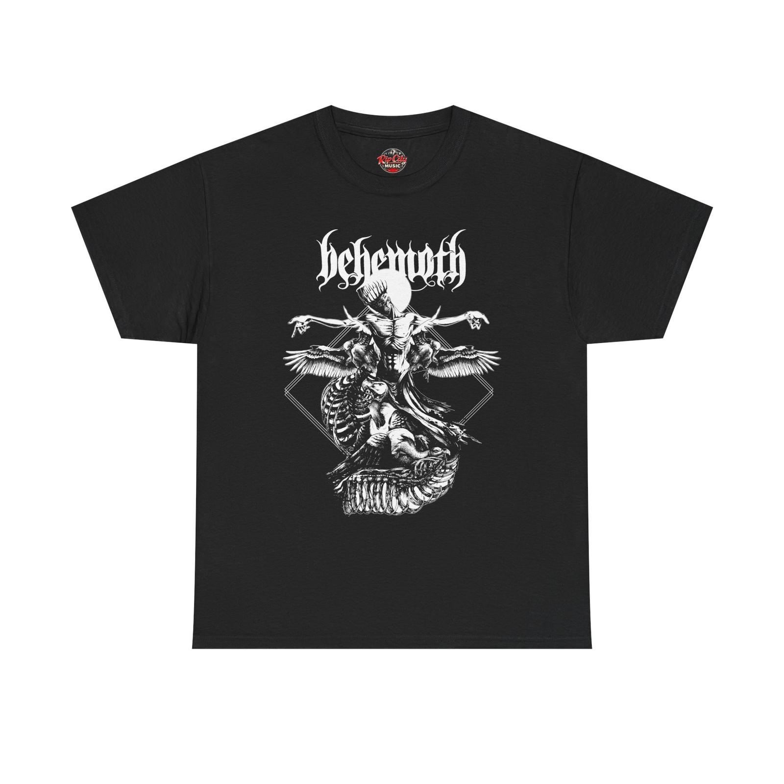 Behemoth Demonic Crucifixion Wings Death Metal Rock Band Unisex T-Shirt XXXL