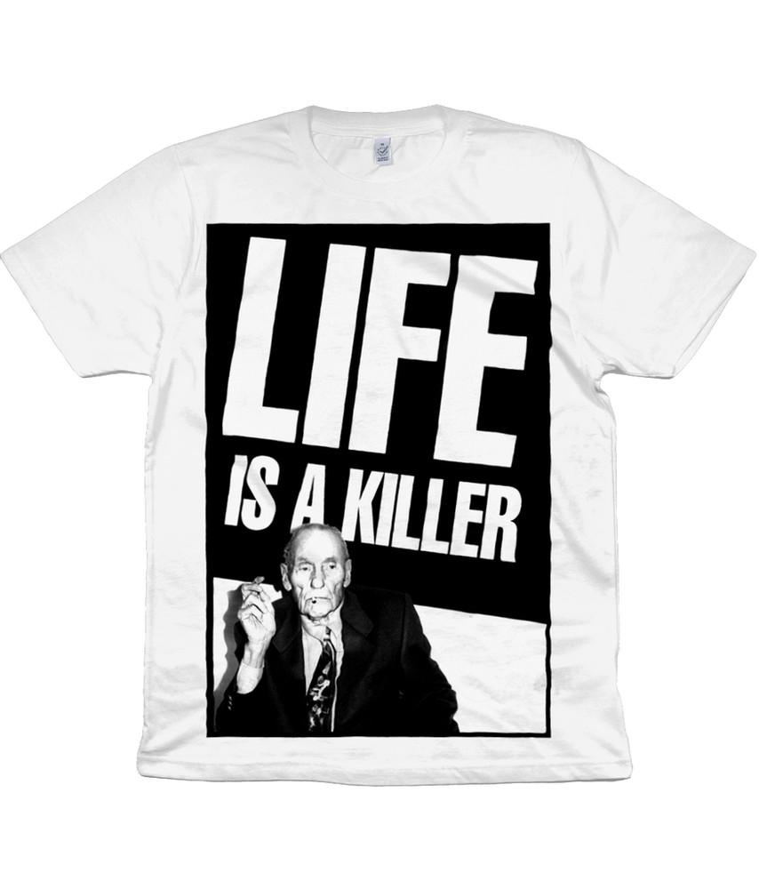 

Life Is A Killer - William S. Burroughs - Organic T-Shirt - Beat Generation M