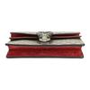 Gucci Dionysus Tigerkopf Nieten Doppel G Logo Aufdruck Leinwand und Leder Patchwork Muschel Tasche