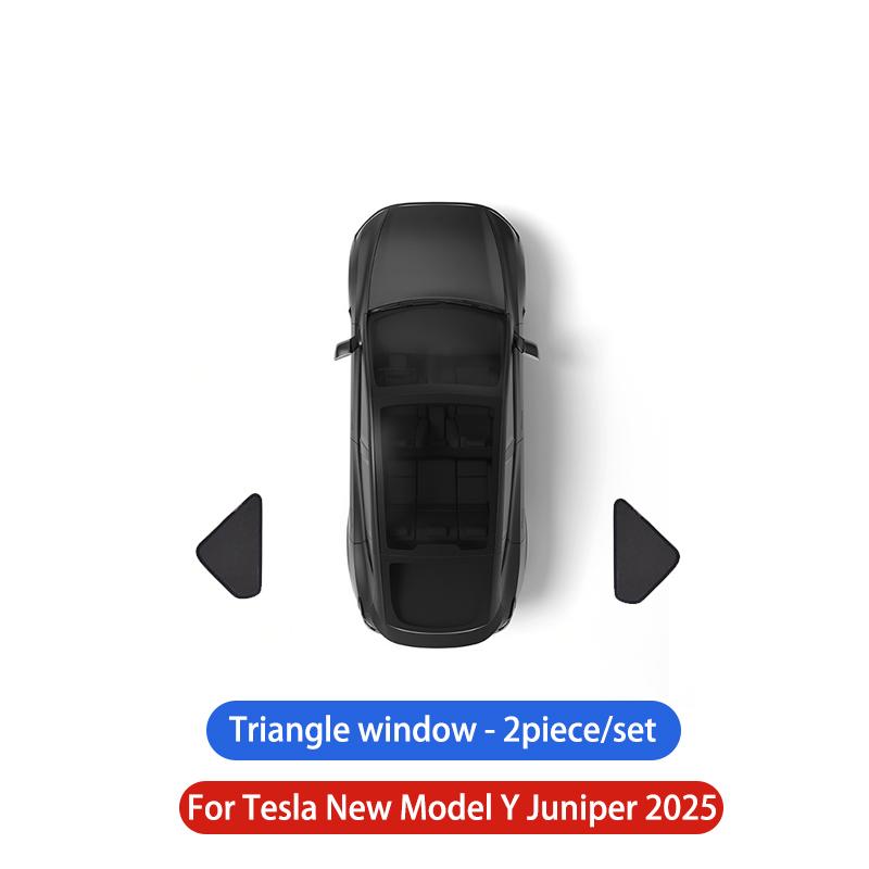 For Tesla ModelY Juniper2025 Sun Shade Front Rear Side Window Sunshade Windshield Sun Visor Outdoor Camping Interior Accessories