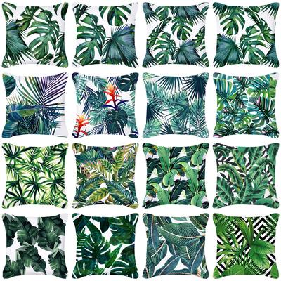 New Nordic Home Green Plant Tropical Fruit Pillowcase Without Pillow Core Cushion Cover Waist Pillowcase
