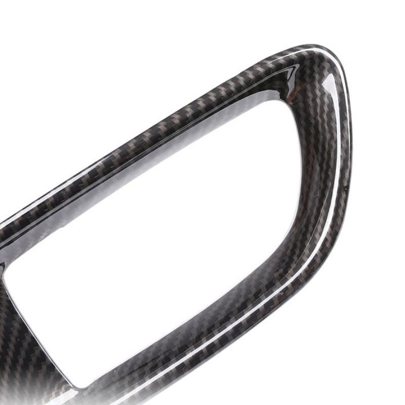 För Toyota 86 Subaru BRZ 2012- ABS Kolfibertextur Interiörlister Dörrpanel Handtag Handtag Dörrskål Skydd Trim