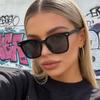 New Oversized Sunglasses Women Men Vintage Square Designer Brand Sun Glasses Female Big Frame Mirror Retro Oculos De Sol