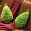 35cm Green Christmas Tree Plush Pillow Doll For Holiday Decor And Gift Ideas