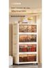 Foldable Multi-Layer Storage Cabinet for Clothing, Snacks, Books, and Toys