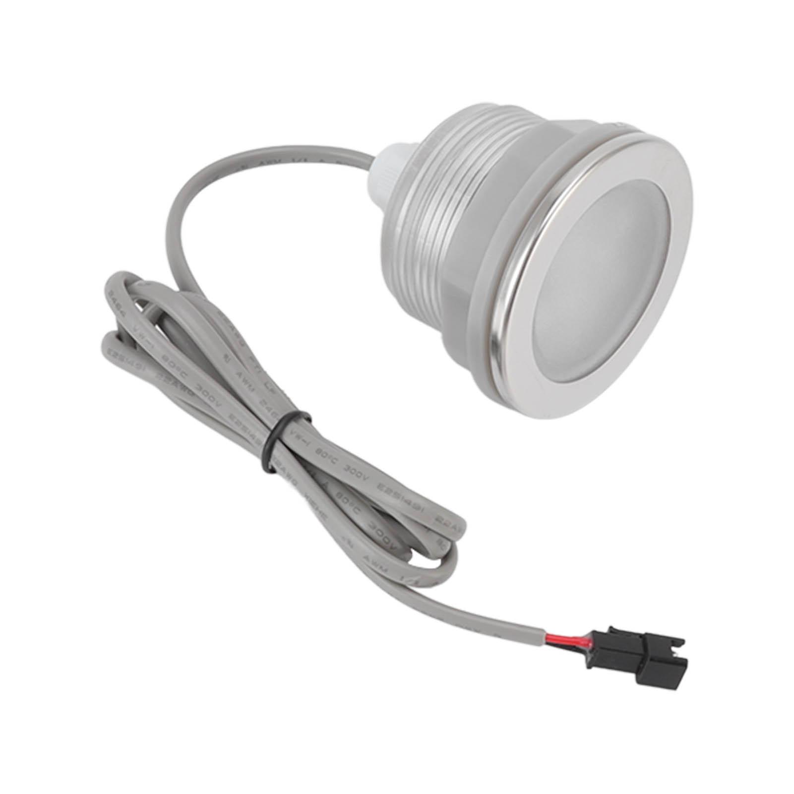 

Подводный светодиодный светильник для ванны из нержавеющей стали, цветной с матовой поверхностью, погружной светодиодный светильник для бассейна для ванн, прудов с рыбами