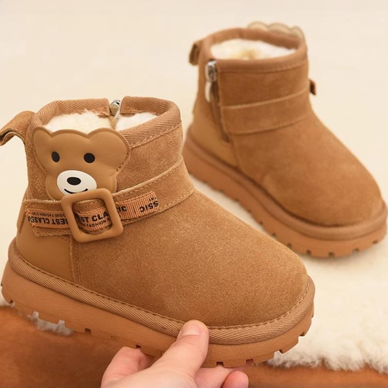 Милые мультяшные детские зимние ботинки для девочки — фото 5