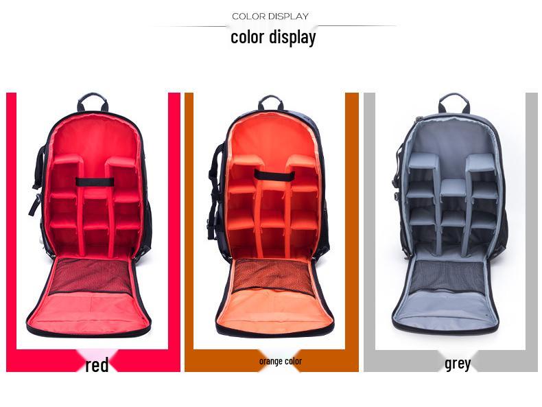 Outdoor Waterproof Folding Camera Bag - Wear-Resistant, Fashionable Double Shoulder Digital Photography Laptop Backpack