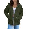 Women's Fashion Casual Long Sleeve Solid Color Hooded Sweatshirt Tops