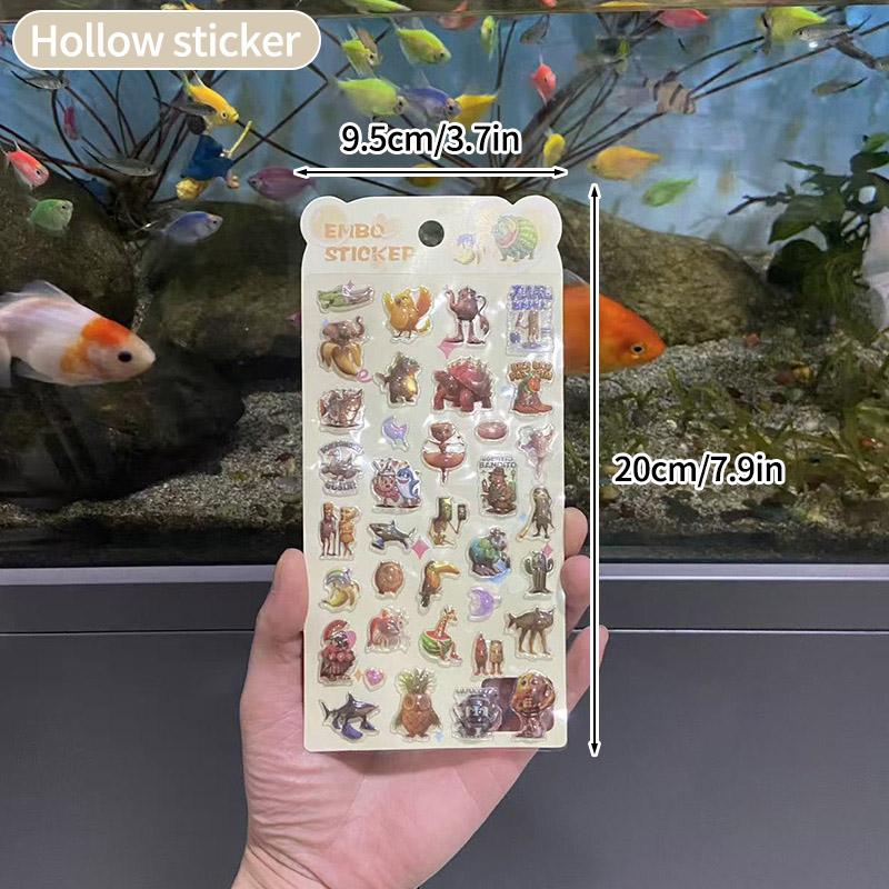 

Італійський Brainrot Цукерка Крапля Печатка Мультяшна 3D Рельєфна Наклейка DIY Чохол для Телефону Желейна Наклейка Смішні Tungtungtung Sahur Наклейки