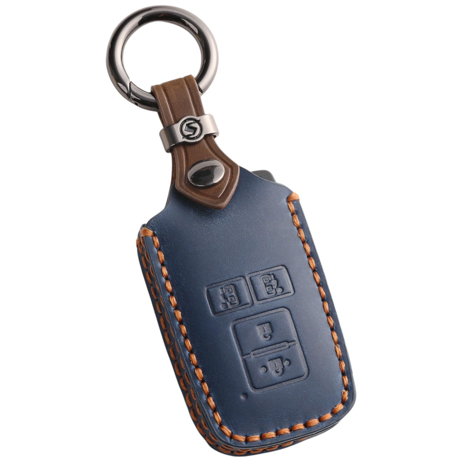 

Чехол для ключа из натуральной кожи для Toyota Voxy Noah Esquire Early и Sienta Smart Key (80 серия), (80 серия), (Серия 170, Модель), (Серия 170).