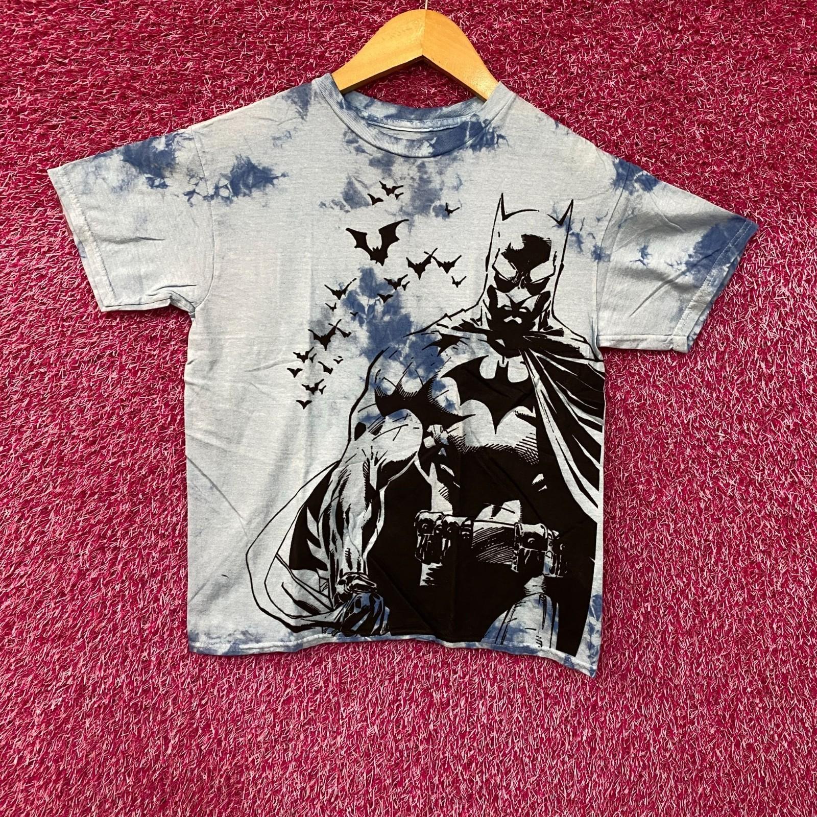 Batman Bat Silhouettes Tie Dye T-Shirt Small XXL