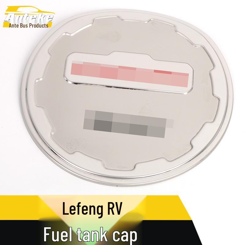 Le Feng RV Stainless Steel Fuel Tank Cap Anti-Scratch Decorative Stickers