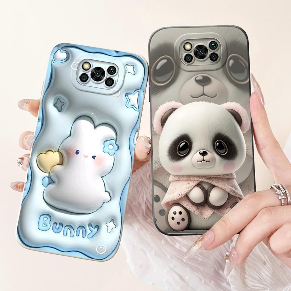 Phone Case For Xiaomi Poco X3 Pro Cases Simple Pattern Shockproof Back Cover Soft TPU For Xiaomi Poco X3 PocoX3 NFC Case Bumper