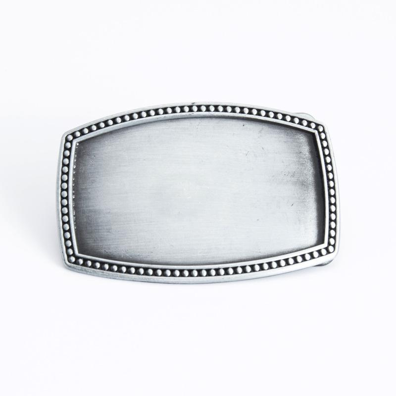Lotte Junsen Zinc Alloy Square Buckle: Simple, Fashionable, Retro Style Belt Buckle