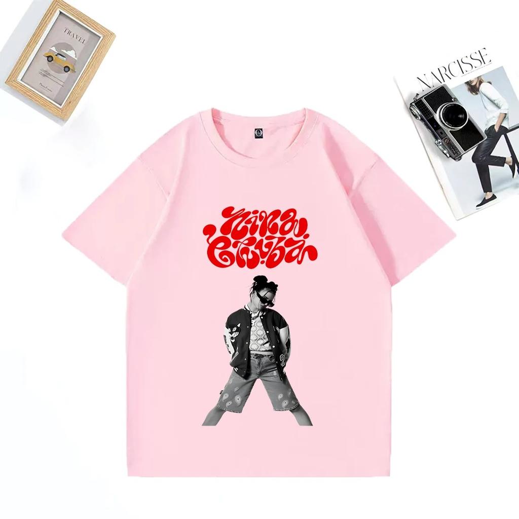 Nina Chuba grandes tailles hauts vintage T-shirt Hommes Femmes manches courtes Vêtements Mode Graphiques t-shirt Hip Hop 100% Coton T-shirts