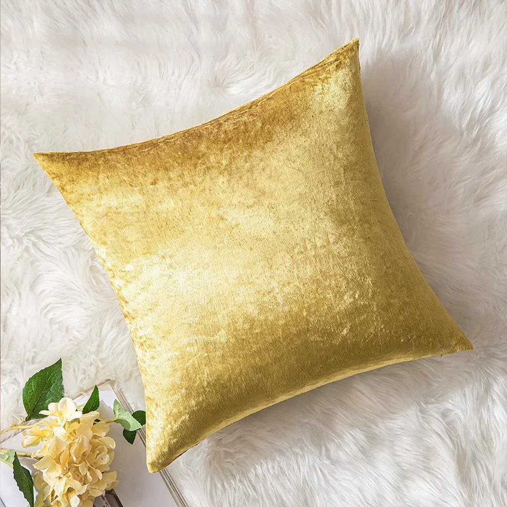 1pcs 45x45cm Velvet Plain Solid Color Pillow Cover Nordic Style Throw Pillow Case Fashion Home Decoration Cushions Covers