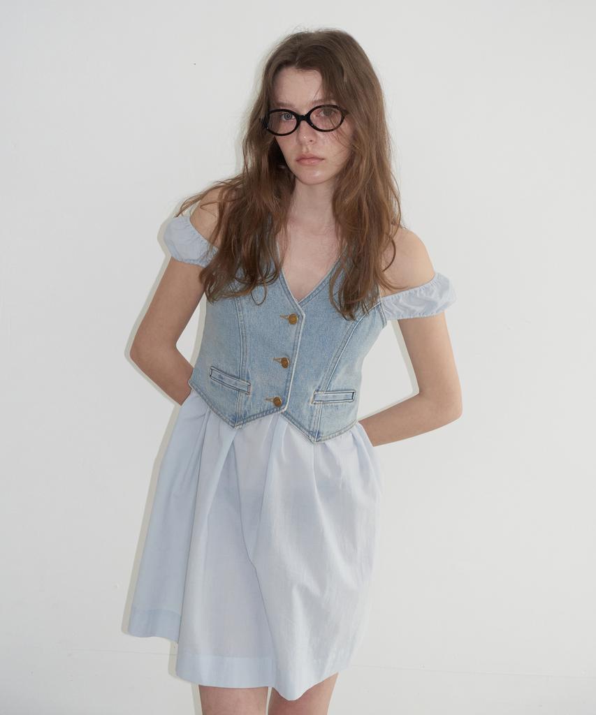 Obeodyupeulleeo Cotton Baby Doll Ops_Baby Blue