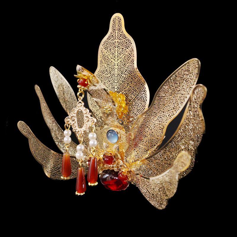 

Ancient Costume Dunhuang Kweichow Moutai Tang Style Performance Style Bun Phoenix Hairpin