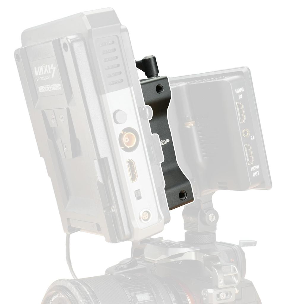 Portkeys BD4 Dummy Power Adapter with Dual NP-F Output for Monitors and V-Mounts, USB-C and DC Input, for Camera Monitors, Wireless Video