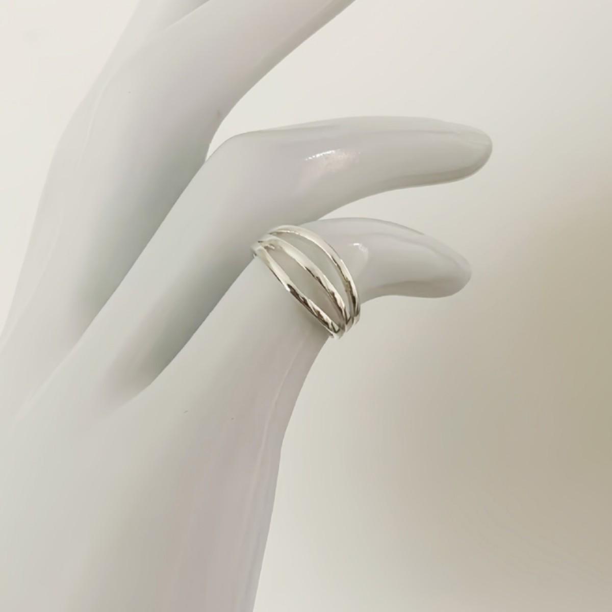 Eco-Conscious Geometric Open Toe Ring: Stylish European & American Design