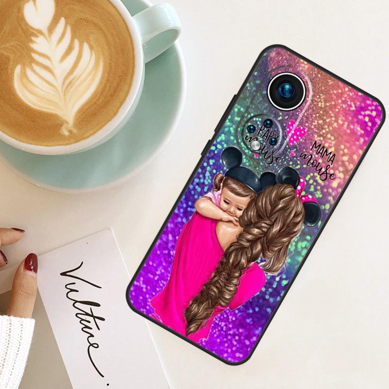 Baby Mom Girl For Honor Magic 8 7 6 Pro Case For Honor 200 400 Lite 90 70 50 X8c X8b X9a X9b X9c X9d Win RT