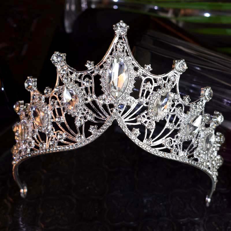 Европейская и американская роскошная хрустальная корона большая свадебная корона на день рождения корона победительницы конкурса красоты Мисс Мира