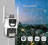 P17 Dual-Lens Outdoor Wireless Camera with ICSEE, High-Definition Mobile Remote Monitoring.