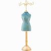 Jewelry Display Stand Goldenhued Mannequin Torso Stylish for Vanity, Women