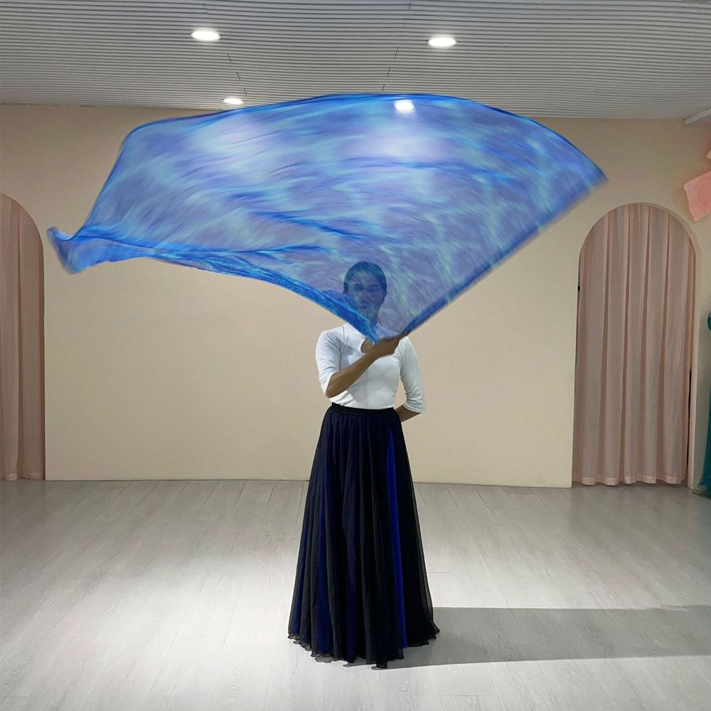 Scalable Rods Belly Dance Accessories Props Multicolor Colorful Scarves Flag Dance Party