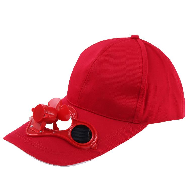 

Fan Cooling Baseball Hat Outdoor Novelty Hiking Camping Solar Sun Cap for Men Women Adjustable Adjustable