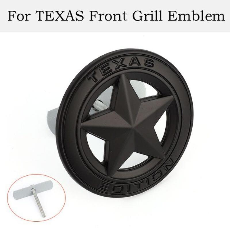 Texas Edition Badge Emblem Decal Sticker Car Front Grille Logo for Wrangler Compass Grand Cherokee Patriot Liberty Renegade Commander