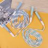 2.8M Skill Jumping Bamboo Jump Rope Pvc Beginners Soft Beaded No Tangle Segmented Fitness Workout Jump Rope Writable Names