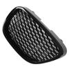 Front Grille 1133007 Glossy Black Heatproof Bumper Mesh Grill Replacement for Seat Leon Altea Toledo