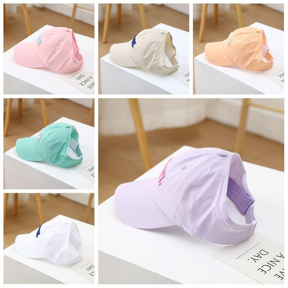 Quick-dry Summer Kid Sunhat Korean Style Children's Visor Hat Comfortable Half Empty Top Hat  Boy