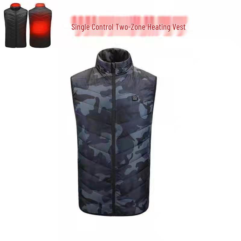 Men's USB-Charged Multi-Zone Intelligent Heating Vest - Constant Temperature